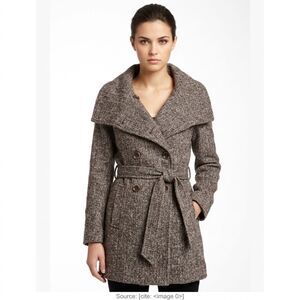 Vertigo Paris Women's Coat‎ - Size XS - Brown - Parisian Chic